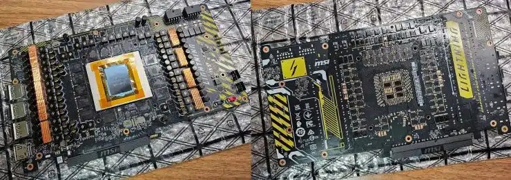 La MSI GeForce RTX 5090 Lightning Z aparece con overclock extremo siendo un 47,5% más rápida que el resto de RTX 5090