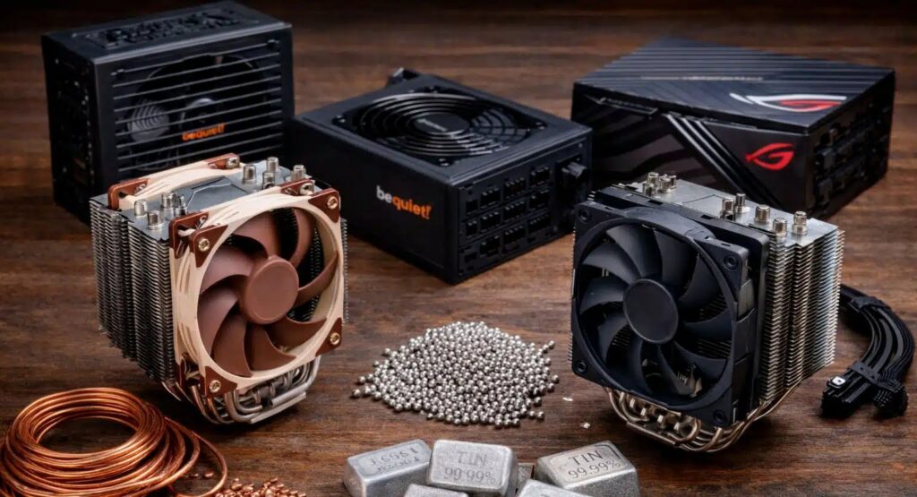 Los sistemas de refrigeración de CPU y GPU serán hasta un 10% más caros a finales de febrero