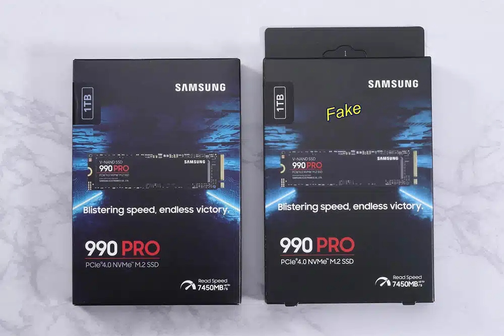 Venden SSD Samsung 990 PRO falsos