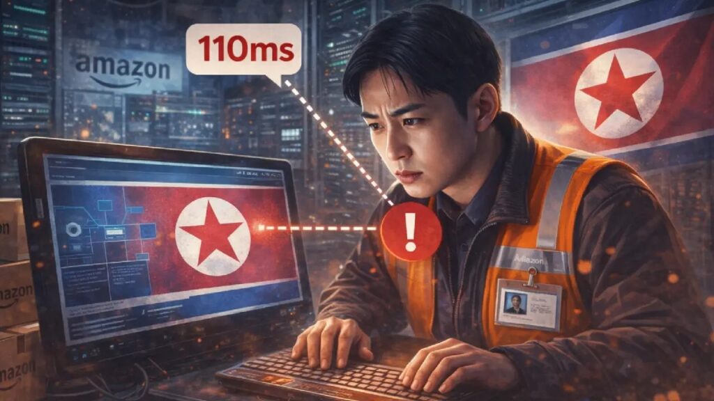 Infiltrado de Corea del Norte que trabaja en Amazon fue detectado por un retardo de solo 110 milisegundos