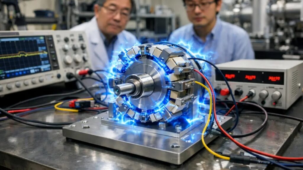 La Universidad de Tokio muestra con éxito el primer motor ferroeléctrico del mundo que no requiere tierras raras ni imanes