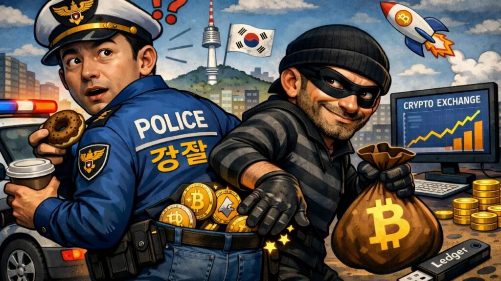 Así le robaron a la policía surcoreana cuatro millones en criptomonedas, delante de sus narices