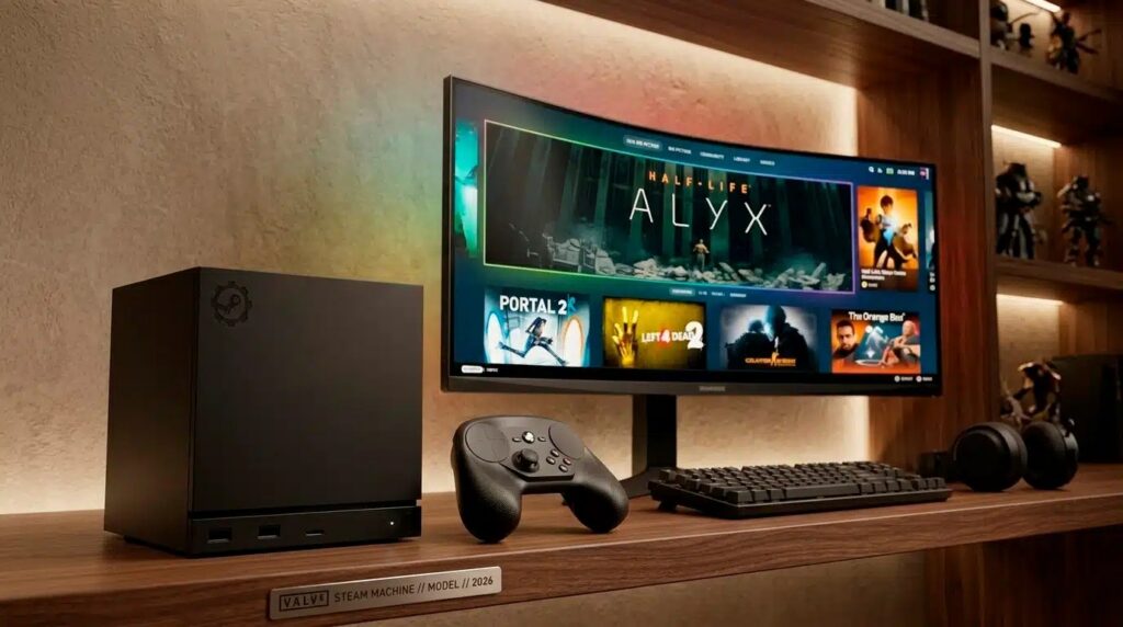 La Steam Machine apunta a un precio más alto que los 919 euros de la Steam Deck OLED