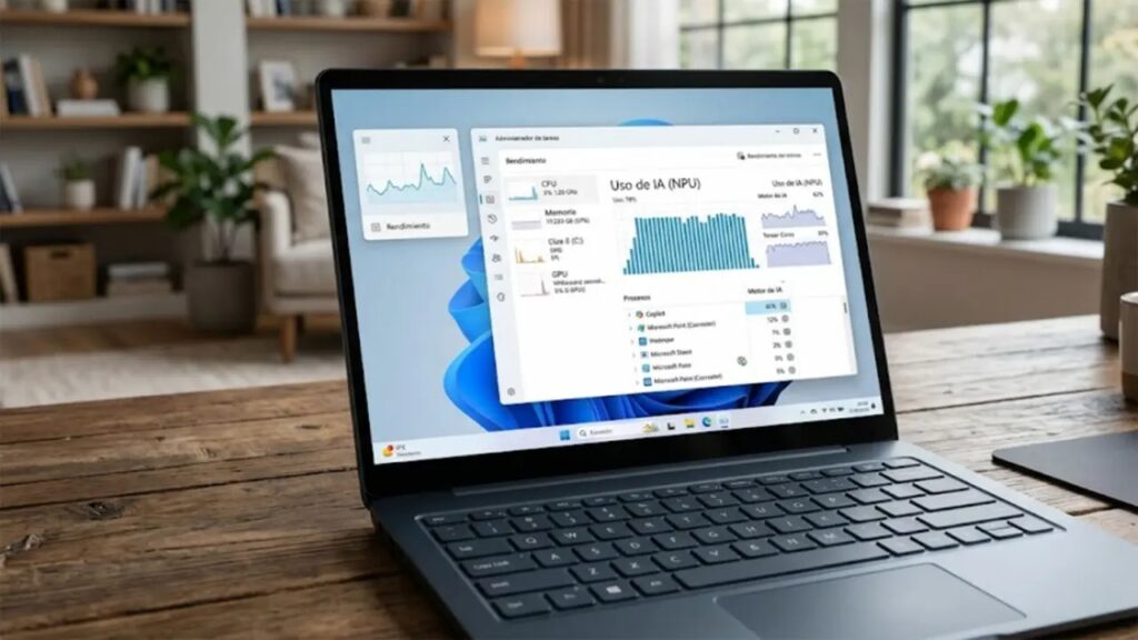 El nuevo administrador de tareas de Windows 11 "verá" cómo usa la IA tu equipo