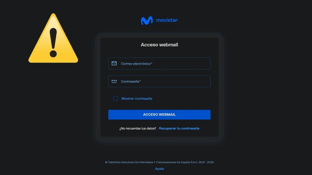 Correo de telefonica.net o movistar.es se bloqueará en 15 días