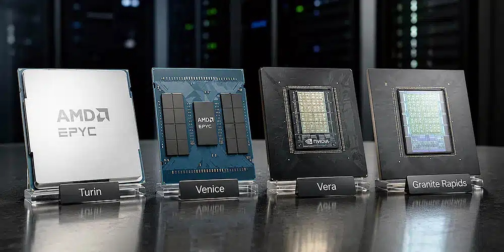AMD pone cifras a la lucha de CPU en IA agéntica: EPYC Venice superaría por 3,3x a NVIDIA Vera por rack, e Intel espera a Diamond Rapids