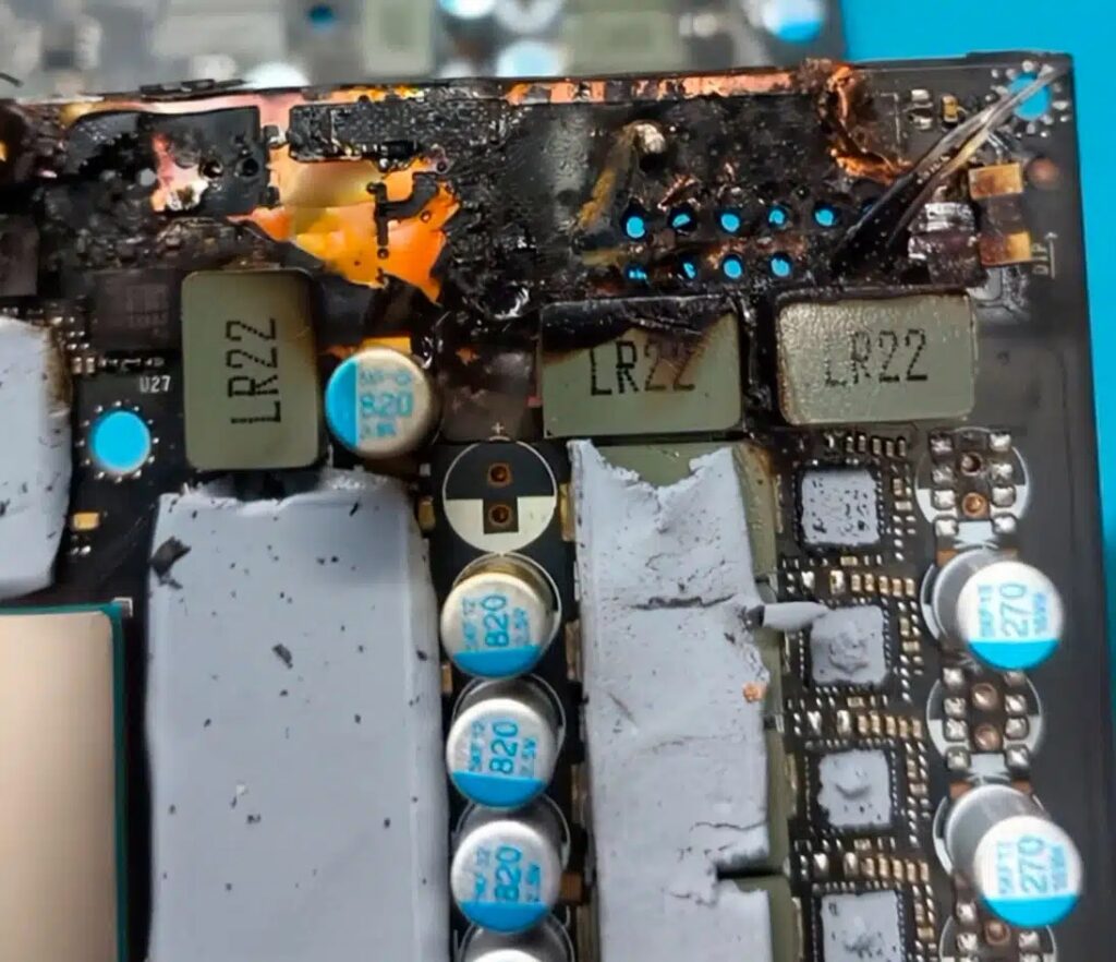 Una GeForce RTX 5090 acaba completamente fulminada por el conector de 16 pines: rechazan su garantía