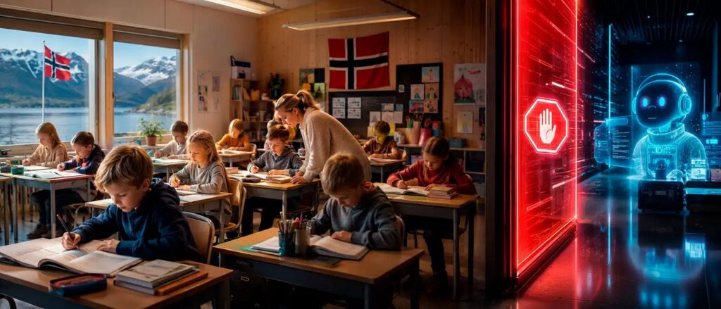 Noruega: primer país en prácticamente prohibir el uso de la IA en educación primaria