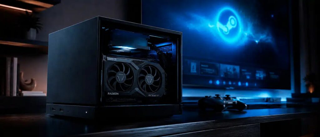 SteamOS 3.8 ya permite crear tu propia Steam Machine con una GPU AMD Radeon dedicada