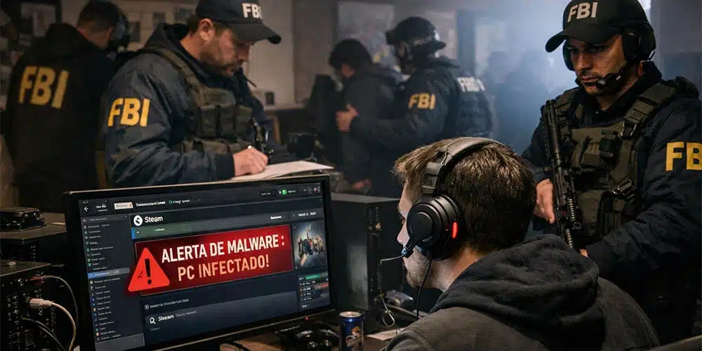 El FBI arresta a un joven de 21 años que robó 200.000 dólares con juegos de Steam infectados con malware