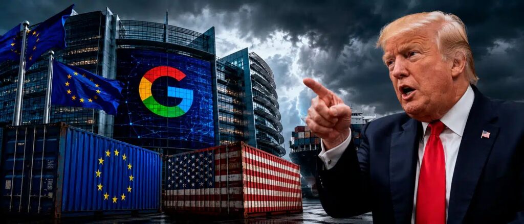 Trump amenaza a Europa con nuevos aranceles tras la multa de 890 millones de euros a Google