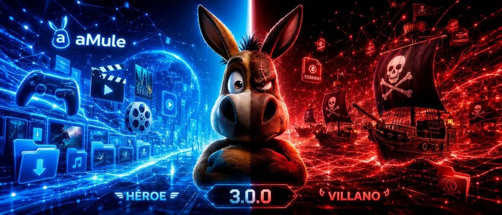 aMule 3.0.0 resucita viendo el panorama actual: las velocidades de descarga son hasta 380 veces más altas