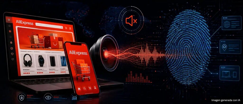 Descubren a AliExpress usando el audio de los usuarios para rastrear sus dispositivos
