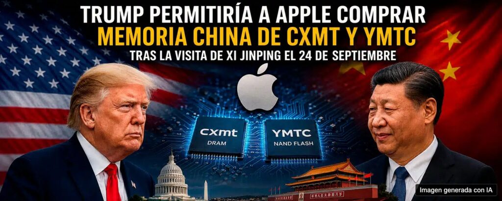 Donald Trump intermediaría para que Apple adquiriera memoria china de CXMT e YMTC