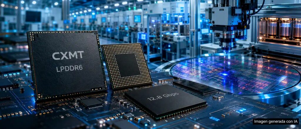 CXMT inicia la producción de riesgo de sus primeros chips de memoria LPDDR6 a 12,8 Gbps
