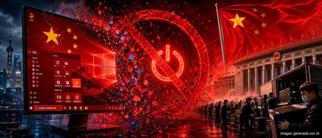 China da la espalda a Microsoft: elimina el Windows 10 creado específicamente para su Gobierno