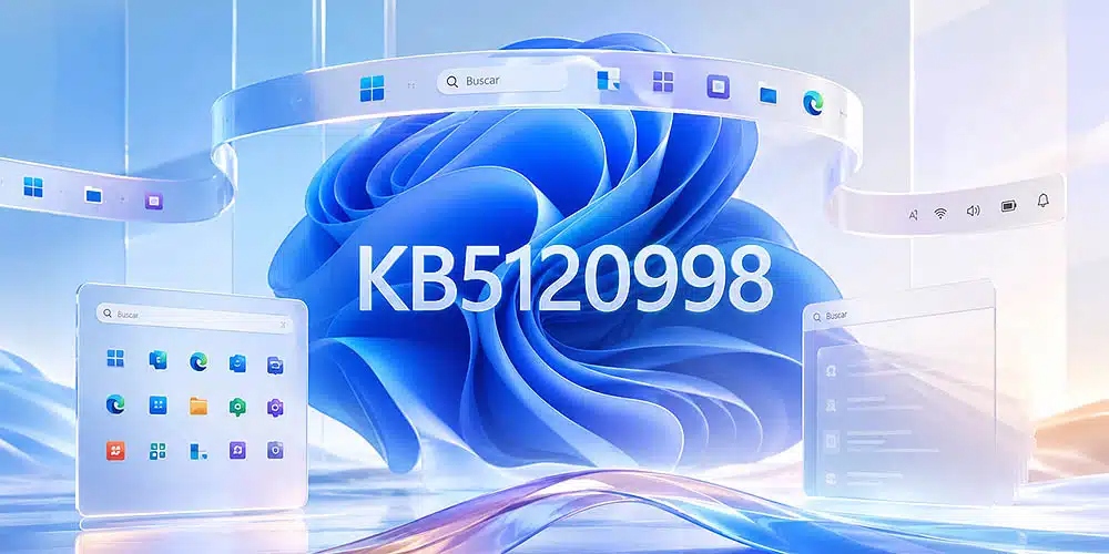 Microsoft transforma Windows 11 con KB5120998: barra de tareas móvil, menú Inicio ajustable y búsquedas sin resultados web