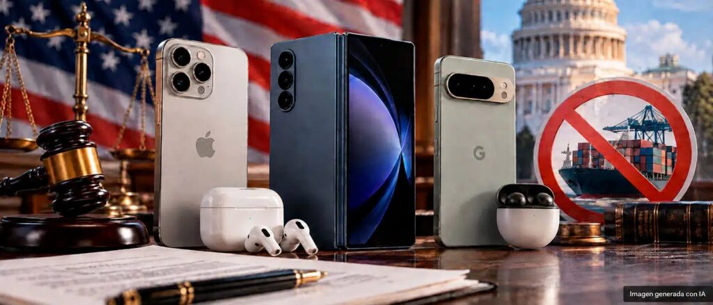 Apple, Samsung y Google se enfrentan a una posible prohibición de venta de sus dispositivos en EE.UU. por una infracción de patentes