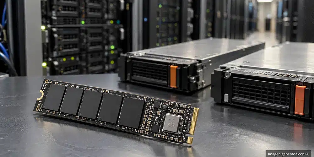 Malas noticias para los SSD: la demanda de la IA desborda las previsiones y la subida prevista de la NAND pasa del 2% al 17% para final de año