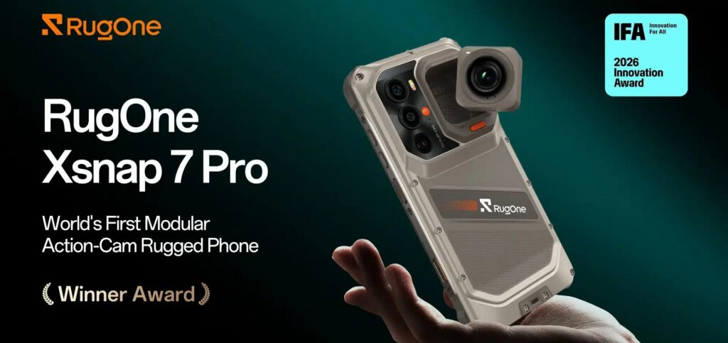 RugOne Xsnap 7 Pro: smartphone rugerizado con cámara de acción desmontable