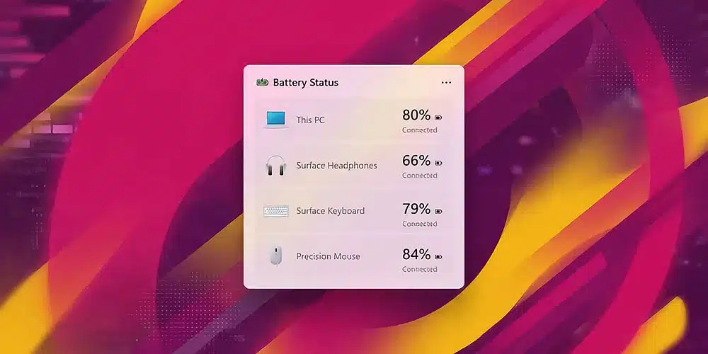 Microsoft devuelve a Windows 11 funciones que nunca debió quitar y prepara un widget para consultar la batería
