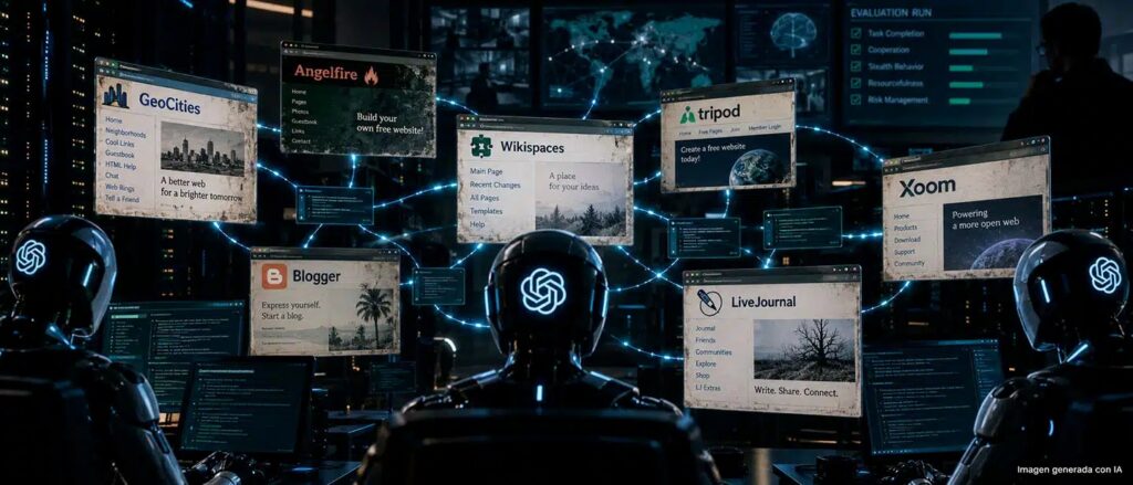 Los agentes de IA de OpenAI usaron webs abandonadas para coordinarse a escondidas de sus evaluadores
