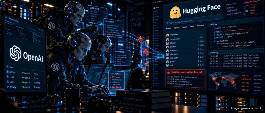 Los agentes de OpenAI ya habían tanteado el ataque a Hugging Face dos meses antes del gran hackeo
