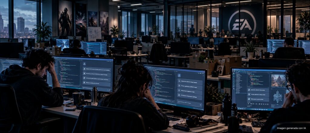 Empleados de EA denuncian una crisis interna por priorizar el uso de la IA