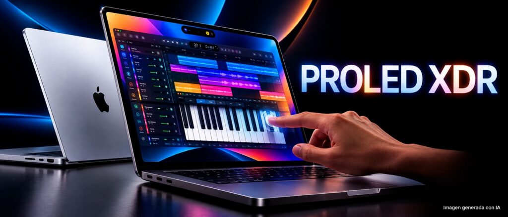 Llega el primer MacBook Pro con panel OLED: parte en los 3.349 euros con 24 GB de RAM y SSD de 1 TB
