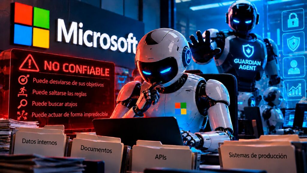 Microsoft admite que los agentes de IA no son de fiar, pero seguirá acelerando su adopción