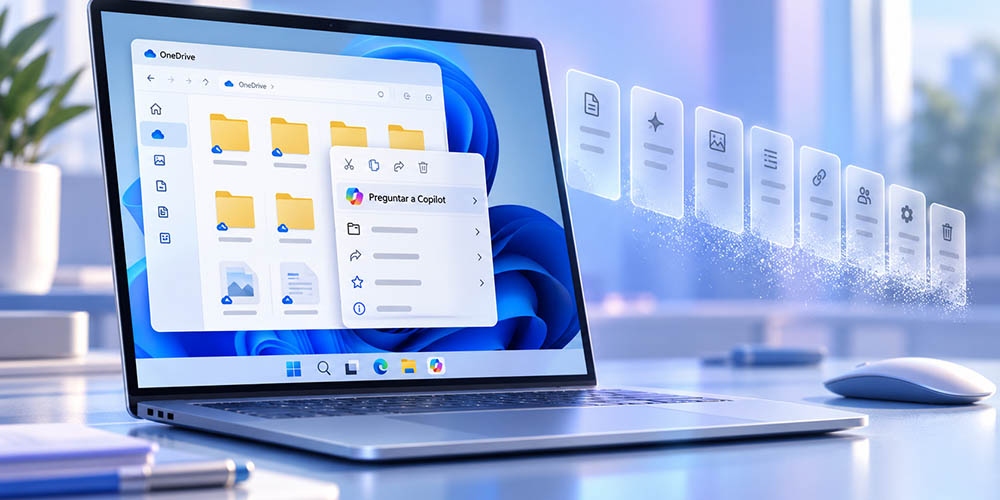 Microsoft da marcha atrás con Copilot en Windows 11: retira ocho acciones de OneDrive del Explorador de archivos
